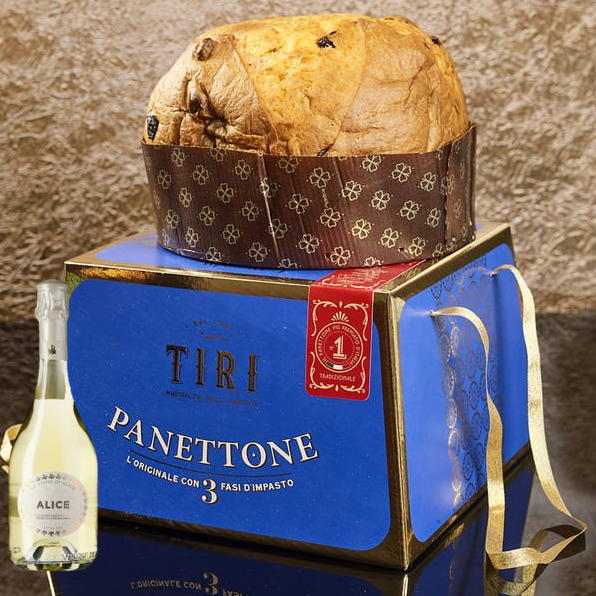 The BEST Christmas Pack - Tiri PANETTONE (AWARDED ITALY'S FINEST PANETTONE) & ALICE PROSECCO