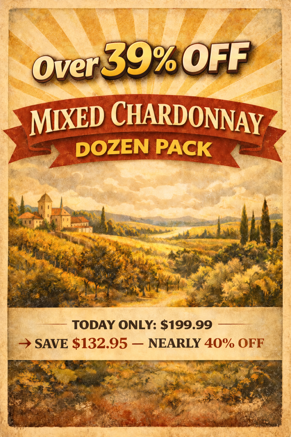 Over 39% Off Mixed Chardonnay Dozen Pack