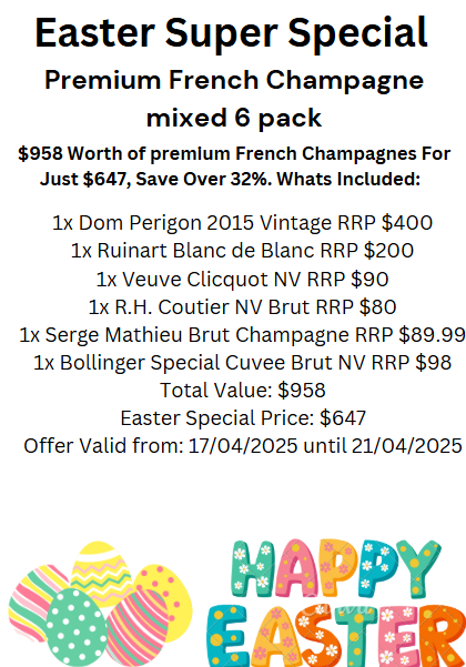 Easter Super Specials Premium French Champagne 6 Pack
