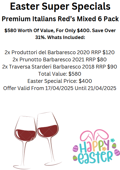 Easter Super Specials Premium italian Red's Mixed 6 Pack