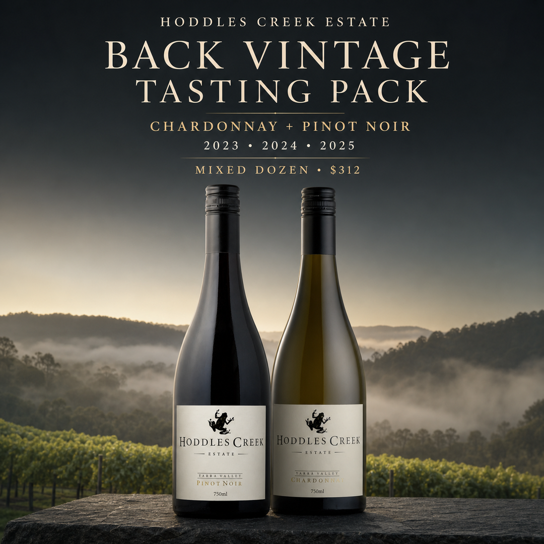 Hoddles Creek Estate Chardonnay & Pinot Noir Vertical Tasting Pack (2023–2025)