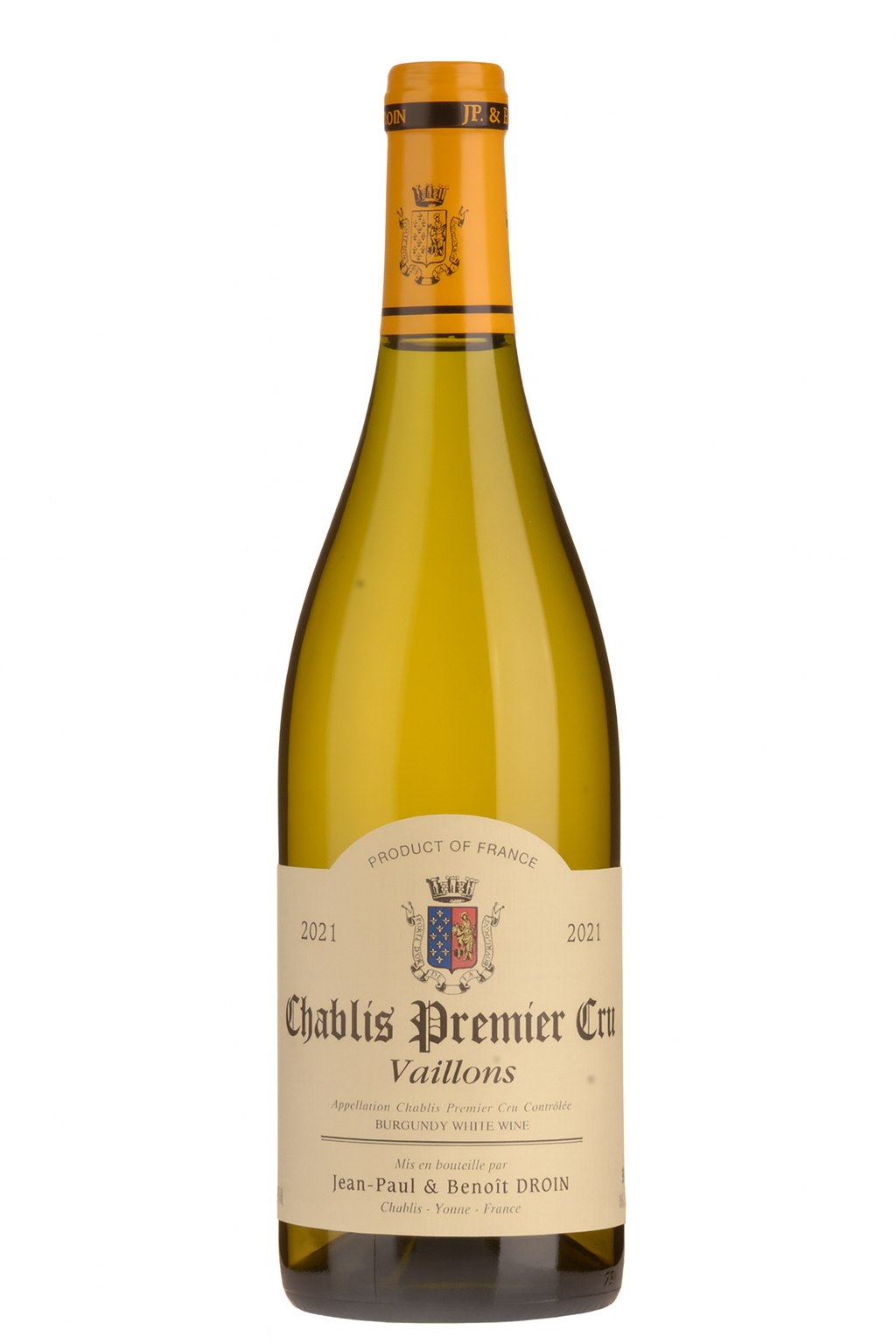 Jean-Paul et Benoit Droin Chablis 1er Cru Vaillons 2022