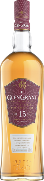 The Glen Grant Aged 15 Years Batch Strength Single Malt Scotch Whisky 700mL