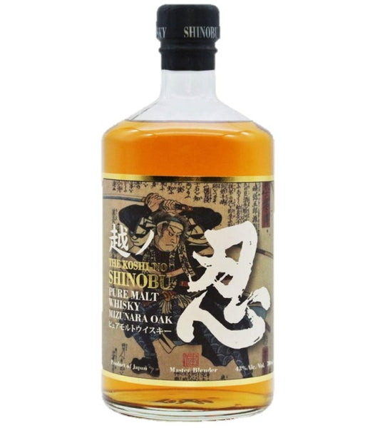 The Koshi-No Shinobu Pure Malt Whisky Mizunara Japanese Oak Finish 700mL